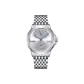 HBR902-White Case White Dial Steel Band