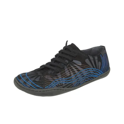 CAMPER Twins Casual Shoes Women's Low-Top Blue Black