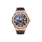 HBR918-Rose Case Black Strap