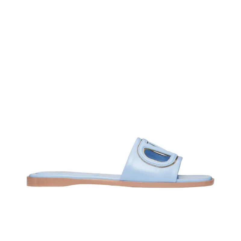 Valentino VLogo Signature Slip-On Slides Women's-1