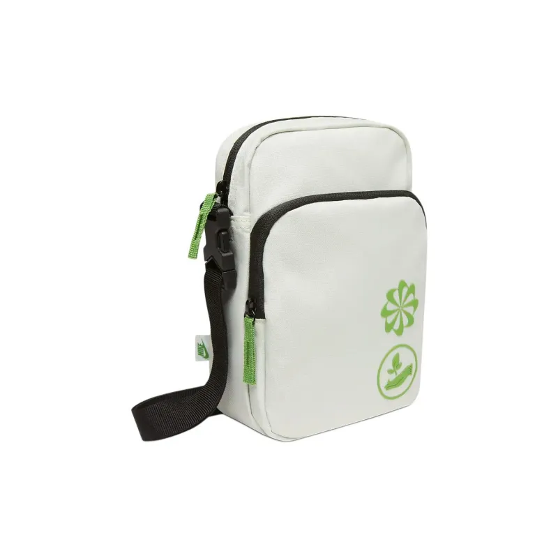 Nike Heritage Fabric Shoulder Bag Crossbody Bag Regular Unisex Sea Glass Blue & Black & Leaf Green-1