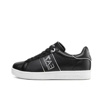 EMPORIO ARMANI EA7 Low Top Skateboard Shoes Men's Black