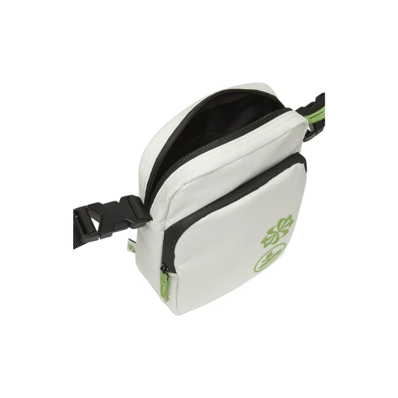 Nike Heritage Fabric Shoulder Bag Crossbody Bag Regular Unisex Sea Glass Blue & Black & Leaf Green-3