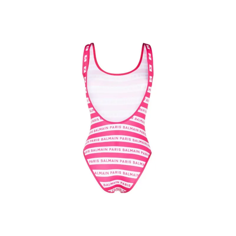 BALMAIN One-piece Swimsuit Women's Pink-1