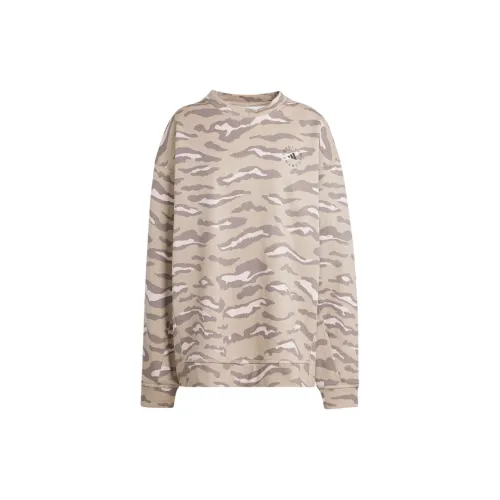 Adidas Clothing Sweatshirts Women's Beige