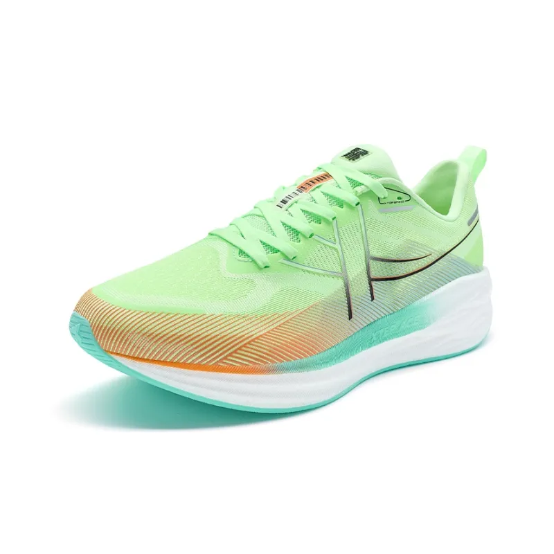 China Post x XTEP Low Top XTEP ACE Running Shoes Men's Sail White/Ghost Green/Fluorescent Soft Orange-1