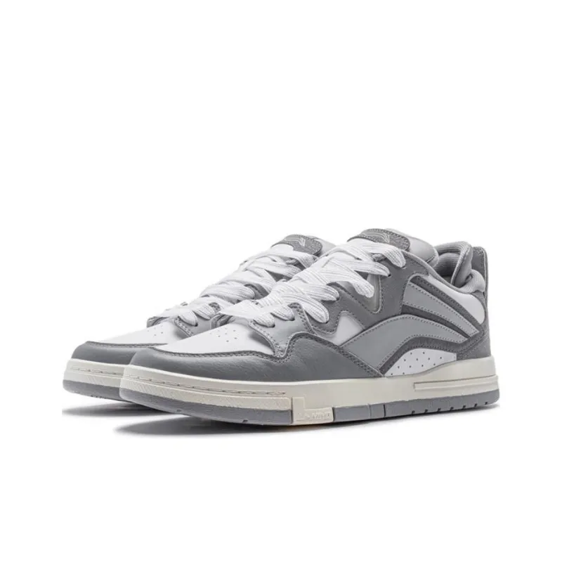 LiNing Wei Wu PRO PRO Wear Resistant Slip Resistant Lightweight Skateboard Shoes Men's Gray-2