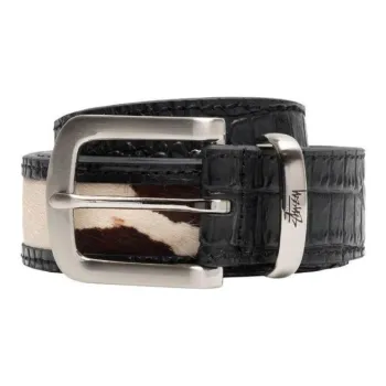 Stussy Leather Overlay Belt