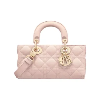 DIOR Lady D Joy Sheepskin Lady Dior Bag, Shoulder Bag, Crossbody Bag, Handbag Trumpets Women's Rouge Pink