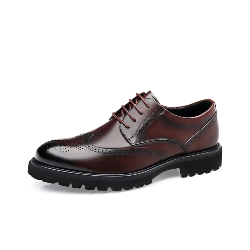 SHUPATE Dress Shoes Men's Brown-0