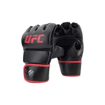 UFC Boxing Gloves Pu Leather Unisex Black Red