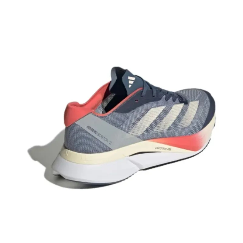 Adidas Adizero Boston 12 Boston Marathon Preloved Ink Wonder White Preloved Scarlet-3