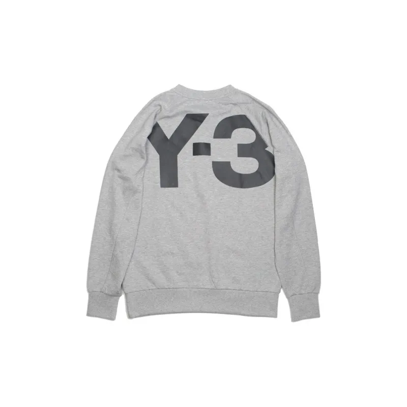 Adidas Y 3 Classic Crew Logo Back Sweater-1