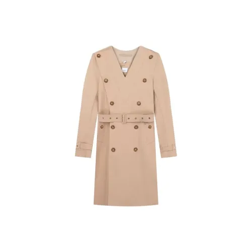 Burberry Trench Coats Men Beige