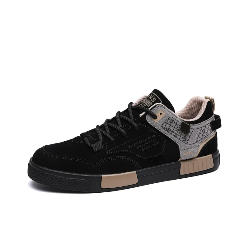 PLAY COBBLER Wrapping Anti-Slip Shock-Absorbing And Wear-Resistant Low-Top Skateboard Shoes Men's-1