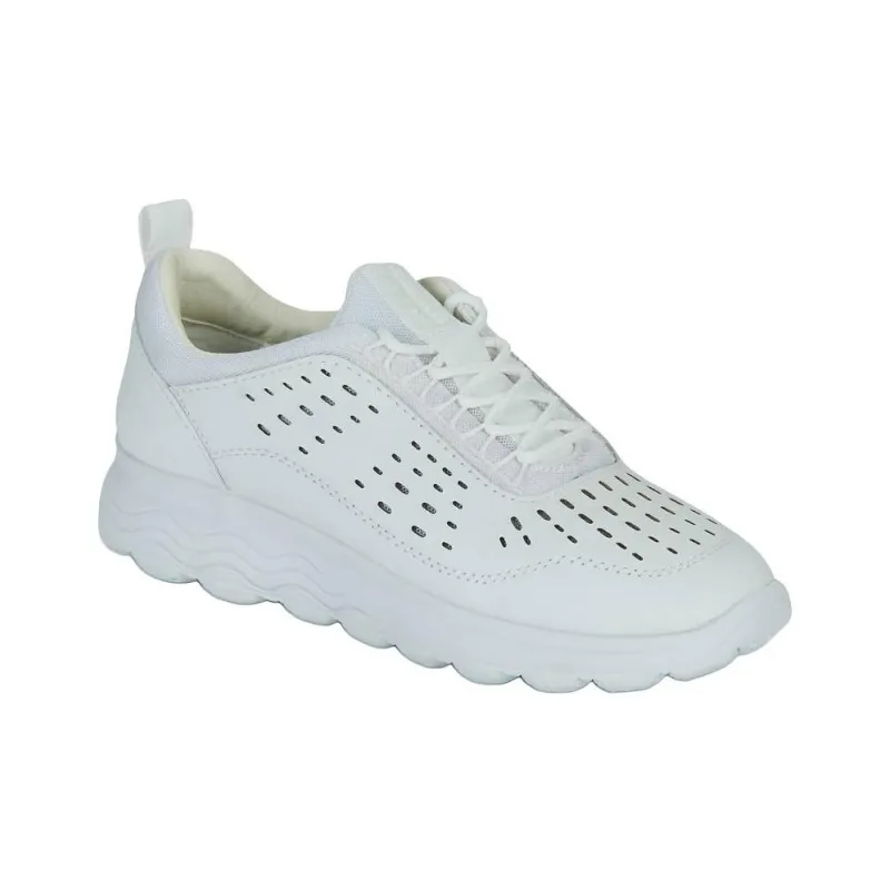 GEOX Low Top Casual Shoes Women's White-3