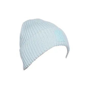 MACKAGE Recycled Wool Recycled Nylon Polyacrylonitrile Beanies Women's Light Blue