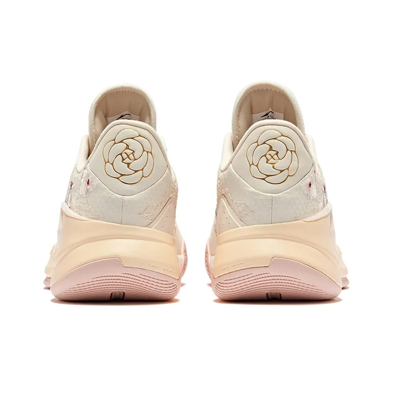 Erke Humble 1.0 Basketball Shoes Men Mid Top White Pink-4
