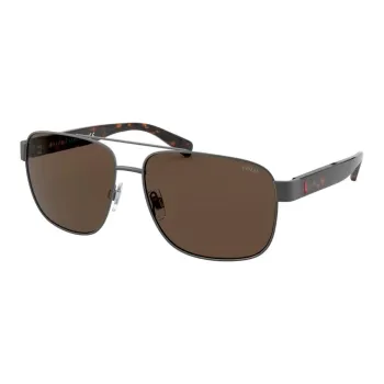 Polo Ralph Lauren Aviator Sunglasses Unisex Brown