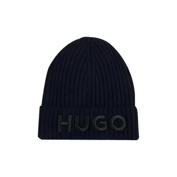 HUGO BOSS Wool Beanies Men's Dark Blue