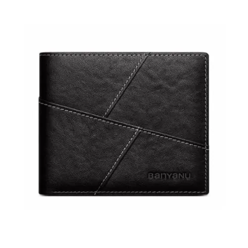 Banyanu Cow Leather Wallets Card Holders Regular Men's