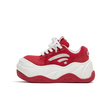 FY SPR WiFi Collection Anti Slip Wear Resistant Low Top Skateboard Shoes Women's Red