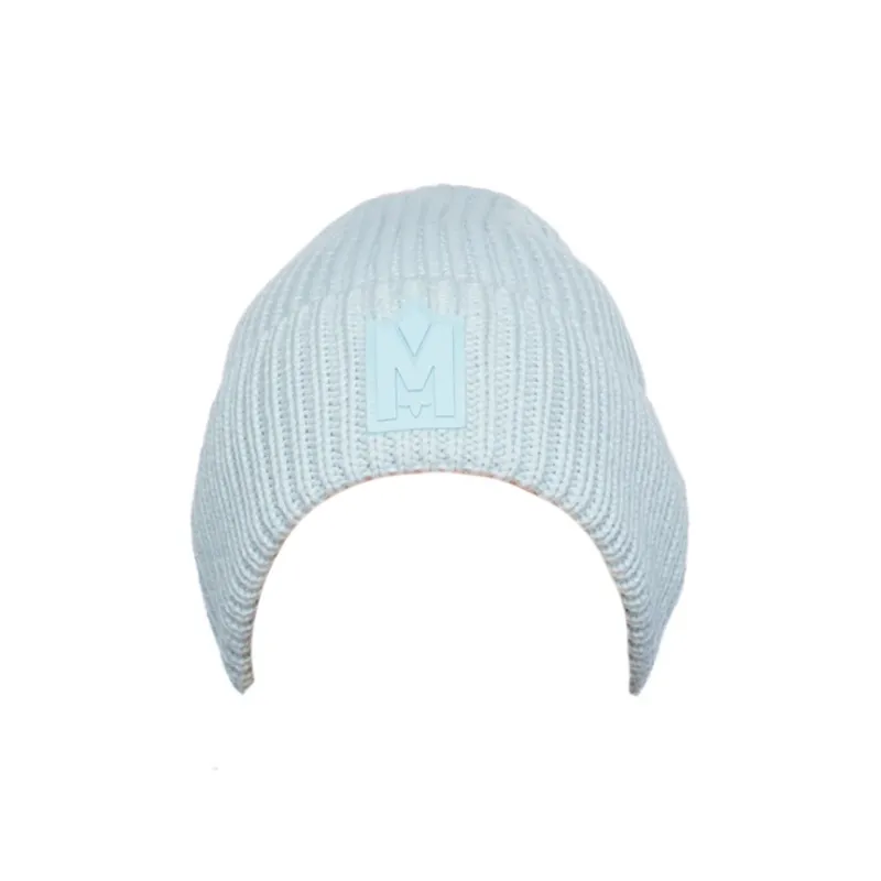 MACKAGE Recycled Wool Recycled Nylon Polyacrylonitrile Beanies Women's Light Blue-1