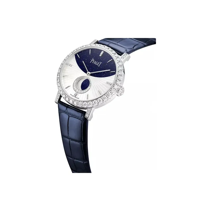 PIAGET ALTIPLANO Automatic Mechanical Movement Women's Watch 36mm Blue Dial-1
