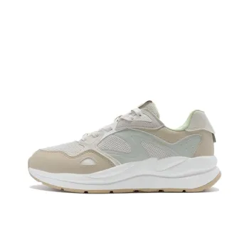XTEP Light year 5.0 Cushioning Anti Slip And Wear Resistant Low Top Casual Shoes Women's White Earth Green