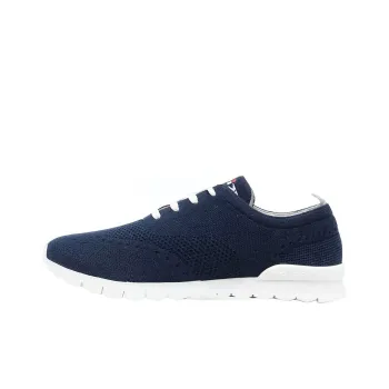 Kiton Embroidered-logo Knitted Sneakers