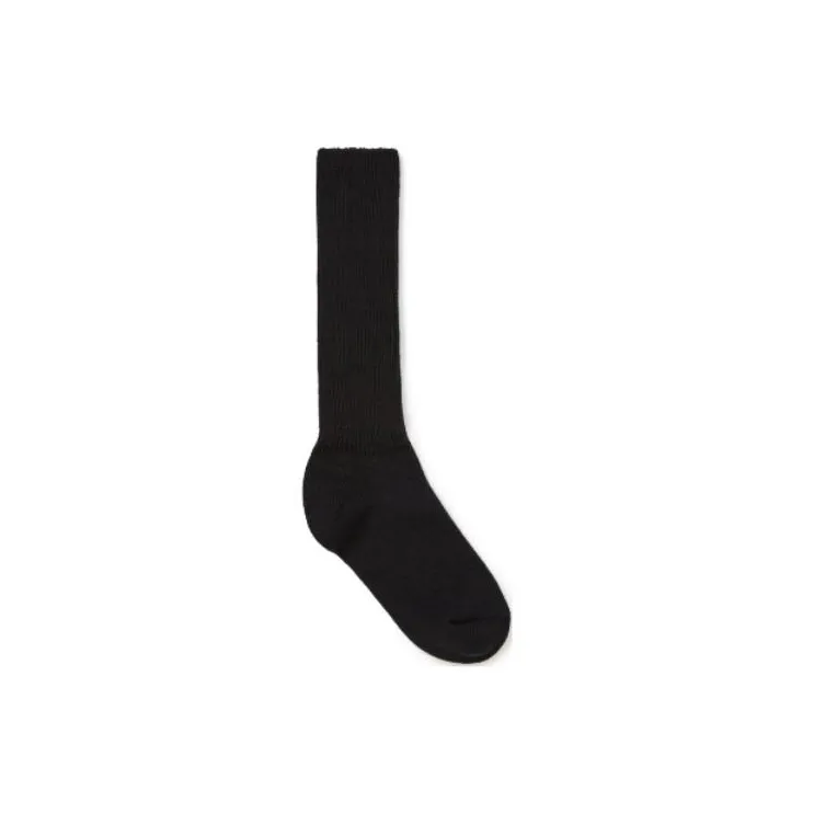 Snow Peak Knee-High Socks Unisex 1 Pack Black-1
