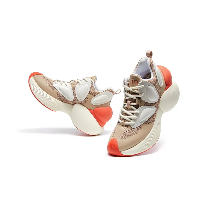 U.IN Painted Travel Shoes Bilbao A1 & A2 Artistic Collection Chunky Sneakers Women's-62