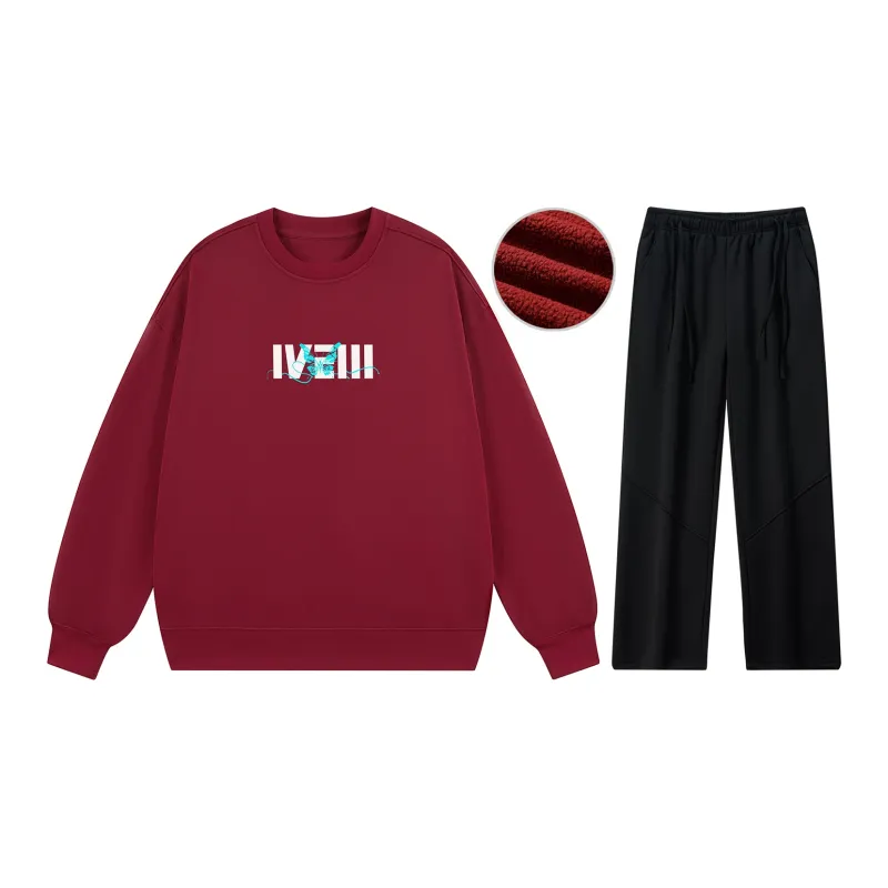 IVEIII Sweatshirt Sets Unisex-15