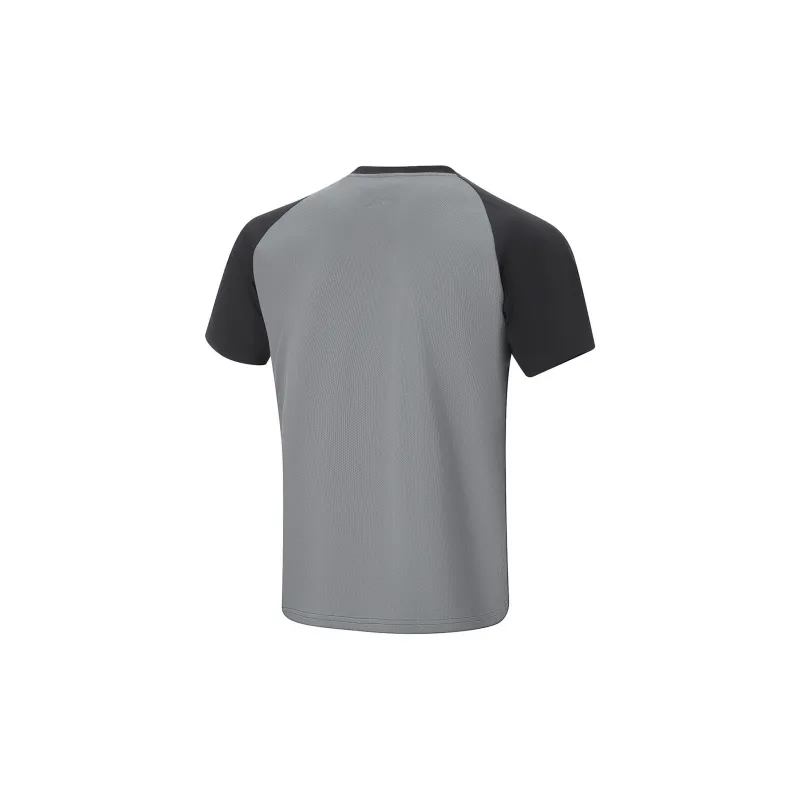 LiNing T Shirt Men's Black/Shadow Gray-1