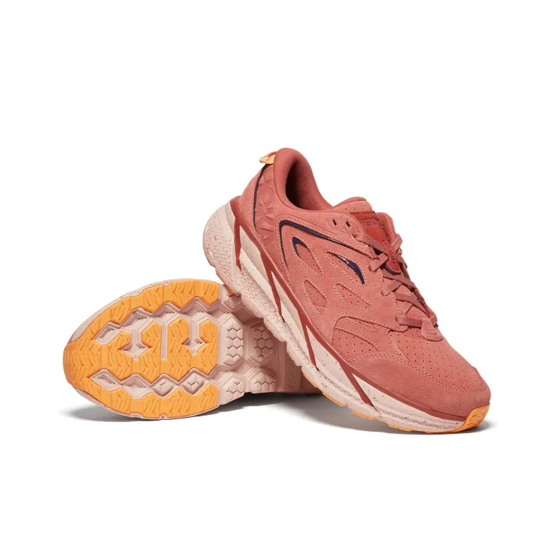 HOKA ONE ONE Cushioning Low Top Running Shoes Men's Brick Red-4