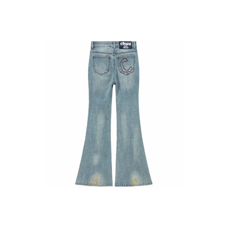 CHUU Jeans Women's Light Denim Blue-1