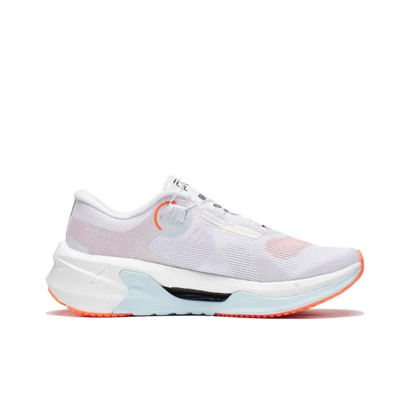 LiNing Furious Rider 7.0 PRO Cushioning Breathable Rebound Low Top Running Shoes Women's White Blue Orange-1
