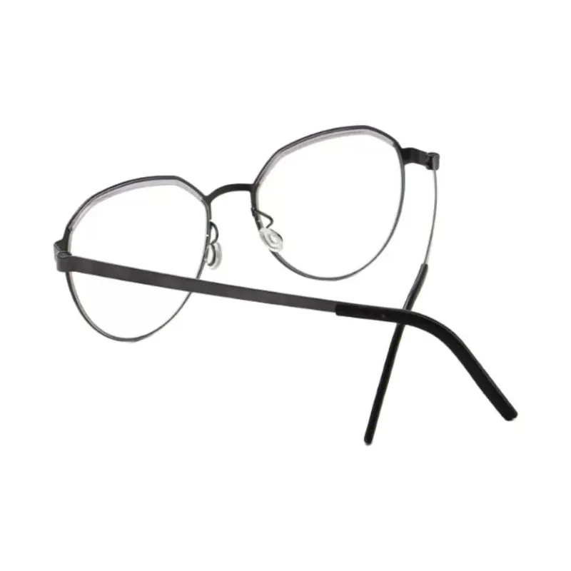 LINDBERG Titanium Irregular Shape Eyeglass Frames Men's-3