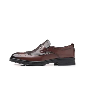 SHUPATE Men's Casual Shoes Men Low Top Black/Brown