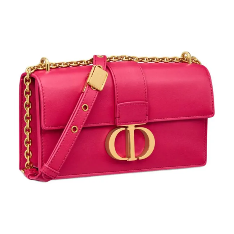DIOR 30 Montaigne Calfskin Shoulder Bag Crossbody Bag Women's Passion Pink-2