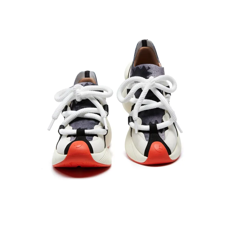 U.IN Painted Travel Shoes Bilbao A1 & A2 Artistic Collection Chunky Sneakers Women's-24