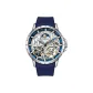 HBR908-White Case Blue Strap