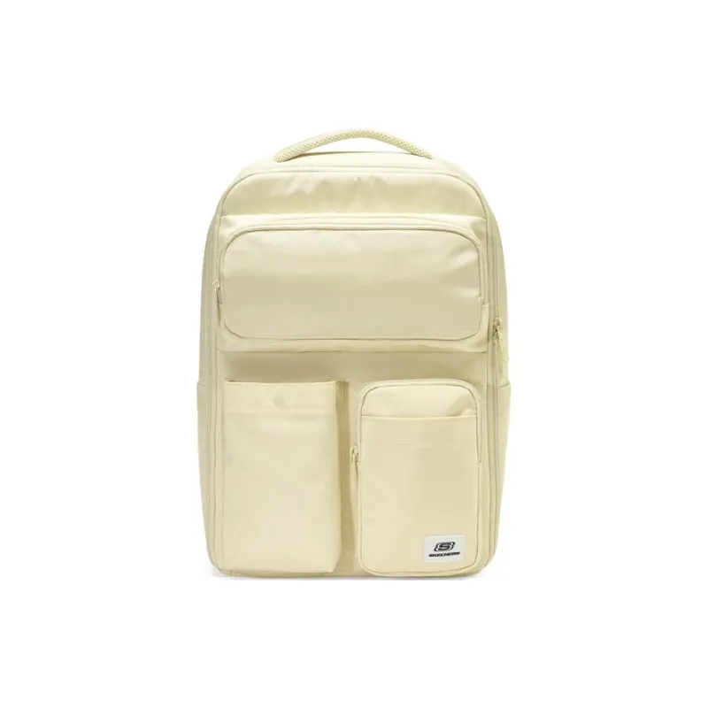 Skechers Fabric Backpack Medium Size Unisex Light Sand Yellow-0