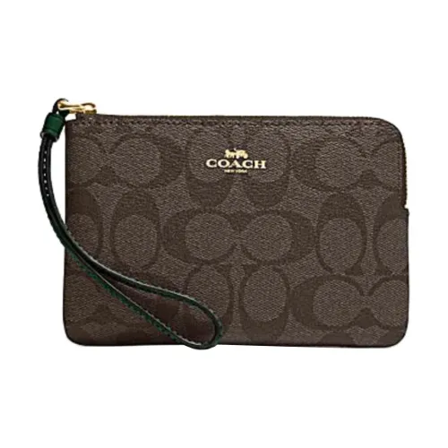 COACH Corner Zip Clutches