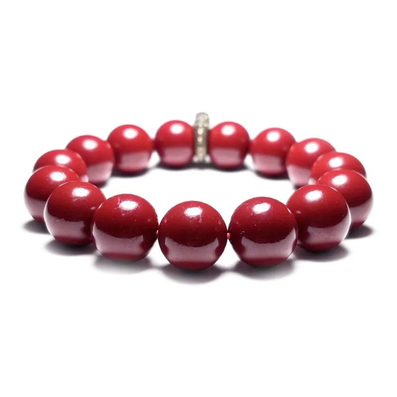 MOUNTAINS AND MANS Reconstructed Cinnabar Bracelets Men's-5