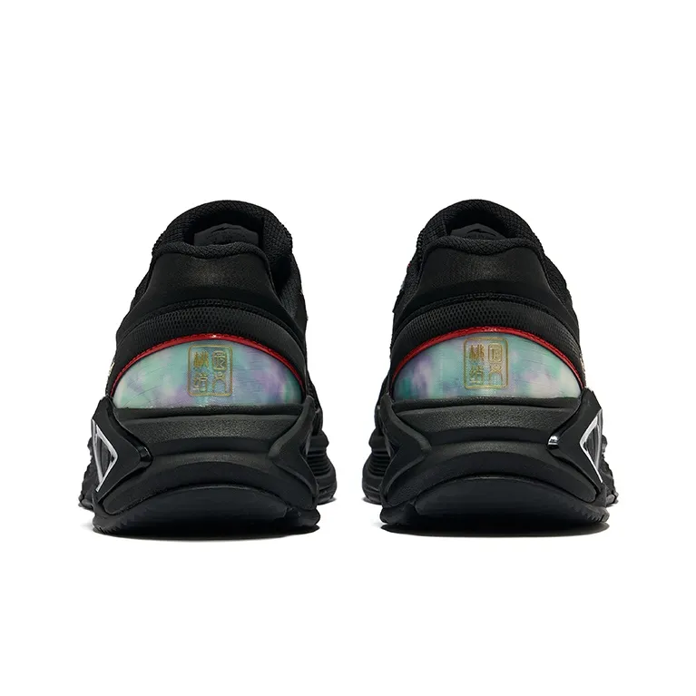 Erke Sky Emperor 1.0 Wear Resistant Coverage Low Top Casual Shoes Men's Jet Black Carbon Gray-3
