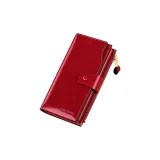 Burgundy (Top Grain Cow Leather) Anti-Skimming