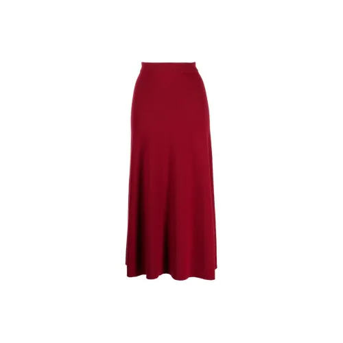 N.Peal Organic Cashmere Ribbed Skirt