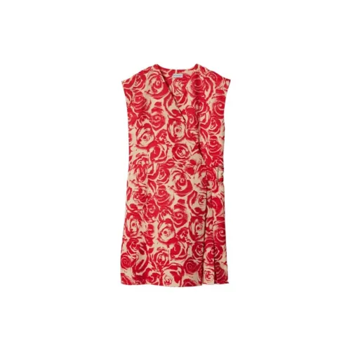 Burberry SS24 Sleeveless Dress Women's Red