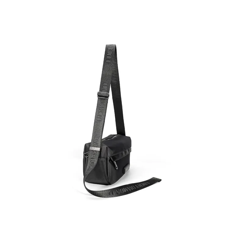 LUCKY DIAMOND Nylon Shoulder Bag, Crossbody Bag Regular Unisex Black-4